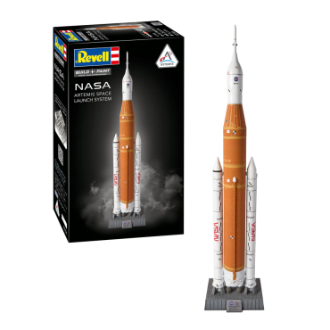 KIT PARA MONTAR REVELL SISTEMA DE LANÇAMENTO ESPACIAL ARTEMIS DA NASA (SLS) 1/144 53 PEÇAS REV 03760
